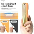thumbnail image 3 of KOMI Compatible with iPhone 16 Pro Max Case, Premium Liquid Silicone Case, Full Body Protective Cover, Shockproof, Slim Phone Case, Anti-Scratch Soft Microfiber Lining, 6.9 inch Orange, 3 of 5