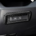 thumbnail image 4 of For Headlight Switch Button Frame Cover Trim For 2019 2020 2021 2022, Abs Carbon Fiber, 4 of 5