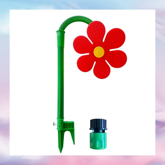 Crazy Daisy Sprinkler - Garden Sprinkler - Sturdy Base, Garden Accessories - Measures 42" Long