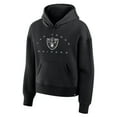 thumbnail image 2 of Women's Fanatics Black Las Vegas Raiders Eligible Receiver Legacy Pullover Hoodie, 2 of 3