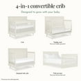 thumbnail image 4 of Evolur Loft Antilia Mid Century 4-in-1 Convertible Crib, Vanilla Bean, 4 of 7