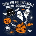 thumbnail image 2 of Boy's Star Wars Halloween Not the Treats Graphic Tee Navy Blue Small, 2 of 4