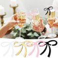 thumbnail image 1 of FcBaudy Bow Beverage Bookmark Acrylic Bow Glass Marker Glass Marker, 1 of 9