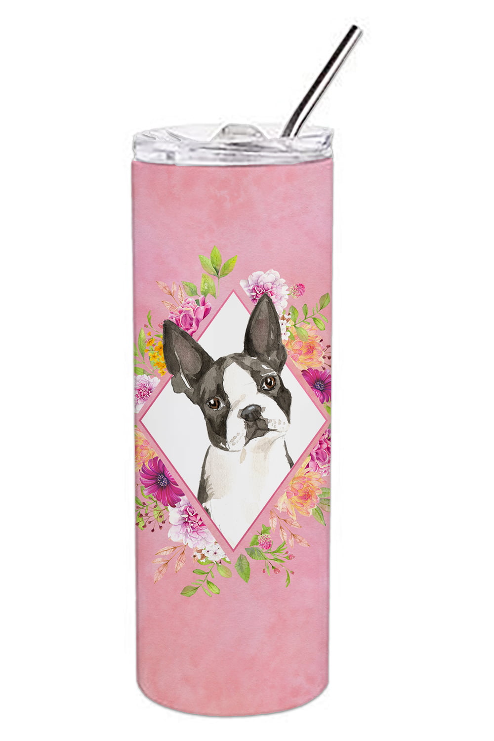 All I Need is Coffee and My Boston Terrier Stainless Steel 20 oz Tumbler Travel Mug 