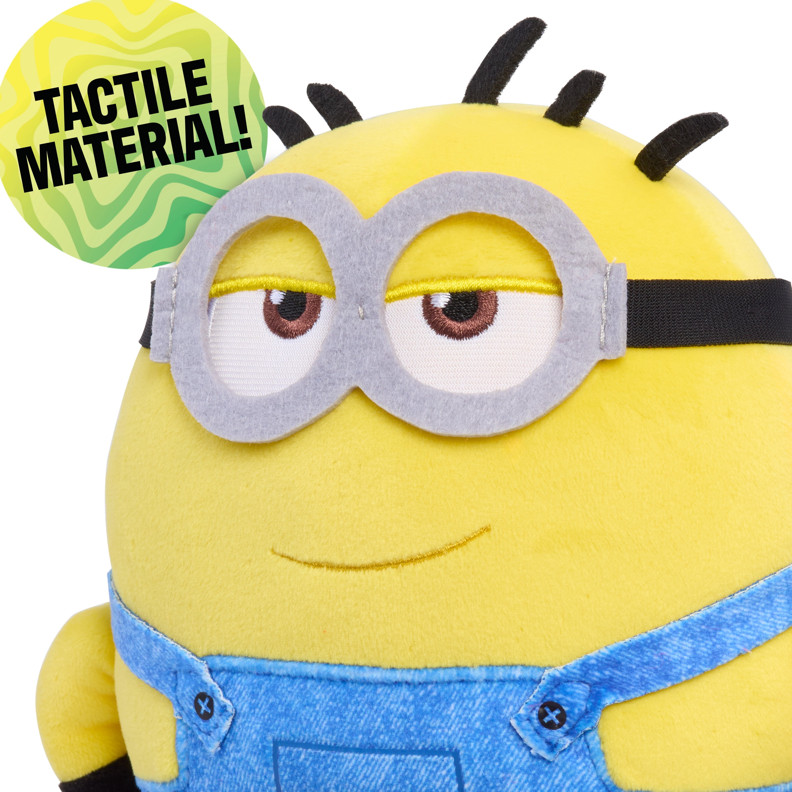 Illumination Minions & Monsters Ed Squooshy Plush Toy, Sensory Fidget Toy with Bean Fill, Ages 3+