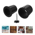 thumbnail image 3 of WHAMVOX Patio Umbrella Clamp Umbrella Base Hole Covers Black Iron 1 Set, 3 of 7