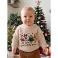 thumbnail image 4 of RUINIXCW Toddler Baby Boy Girl Christmas Ugly Sweater Outfit Kids Fall Winter Sweaters Goose Embroidery Knitwear Jumper Pullover Tops Xmas Clothes, 4 of 10