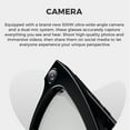 thumbnail image 4 of Smart Camera Glasses with 5MP Wide Camera HD 1080P, AI Smart Glasses, Voice Control, 26 Languages Translation, 4 of 7