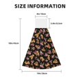 thumbnail image 3 of Zufioo Rose Flower Bear Print Coral Fleece Velcro Hand Towel, Hangable Absorbent Hand Towel, Suitable for Kitchen, Bathroom Household Items, 3 of 7