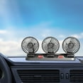thumbnail image 1 of Ventilador de refrigeración para coche Soledad Triple cabezal 5v 12w, 1 of 9