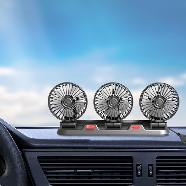 Ventilador de refrigeración para coche Soledad Triple cabezal 5v 12w