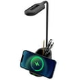 thumbnail image 1 of Eummy Dimmable Desk Light w/Wireless Charger and Pen Holder Flexible Gooseneck Table Lamp 3 Light Colors Touch Control Table Lamps for Dormitory Study Room Bedroom, 1 of 9