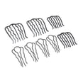 thumbnail image 2 of Vintage Style Hairpins, 8 Pack Black Metal U,Shaped Combs For Updos  Classic Looks, 2 of 6