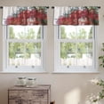 thumbnail image 2 of LALILO Kitchen Curtain Valance Autumn Beautiful Colorful Tree Rod Pocket Window Curtain 52"x 18" Set of 2, 2 of 5
