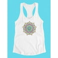 thumbnail image 3 of Mandala With Hearts. Tank Women -Image by Shutterstock, Female Medium, 3 of 4