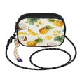 thumbnail image 2 of Women's Crossbody Phone Bag Small Wallet Purse with Detachable Rope Strap Travel Handbags Coconuts and Pineapples Pattern, 2 of 7