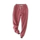 thumbnail image 1 of Minnieouse Pantalones de invierno versátiles y prácticos de tela para mujer Manténgase a la moda en cualquier ocasión Pantalones casuales Prendas para la parte inferior del cuerpo Vino rojo METRO, 1 of 6