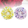 thumbnail image 3 of 2pcs Double Layer Shower Hat Chic Bathing Waterproof Hair Protective Caps Bath Hat for Women Ladies Female (Butterfly Pattern + Lemon Pattern), 3 of 7