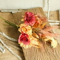 thumbnail image 4 of Simulation Flowers Artificial Plants For Decoration Bouquet of Flowers for Fall Autumn Thanksgiving Day Home Store Office Wedding Decoration, 4 of 7