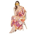 thumbnail image 7 of Gypsie Blu Women's Plus Size Kaftans Dress Printed Long Maxi Button Caftan Dresses, 7 of 7