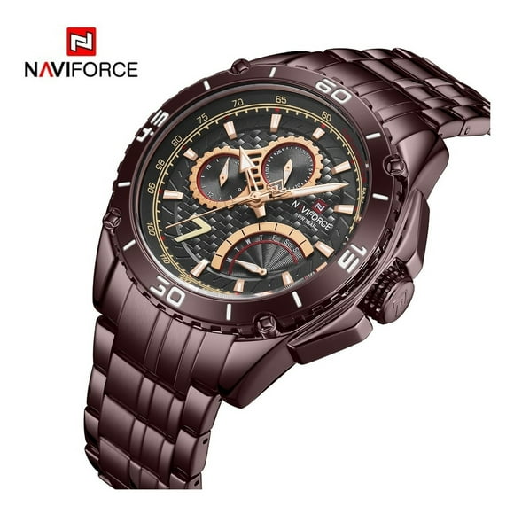 Reloj Para Hombre Naviforce Original Calendario Casual 9183c Naviforce Casual