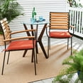 thumbnail image 5 of Sunbrella Coral Corded Indoor/ Outdoor Chair Pad Set 20 in x 20 in, 5 of 5