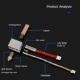 thumbnail image 3 of 2X Kit Hotend para Neptune 4 para Impresora 3D, Tubo de Cobre, Bloque Calentador de Metal, Boquilla de LatóN, Termistor de Varilla Calefactora, 3 of 5