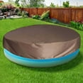 thumbnail image 5 of Round Above Ground Pool Cover, Heavy-Duty Sun Shade, Rainproof Hot Tub Cover Accessory, Foldable and Reinforced for Summer Outdoor Pools, 5 of 5