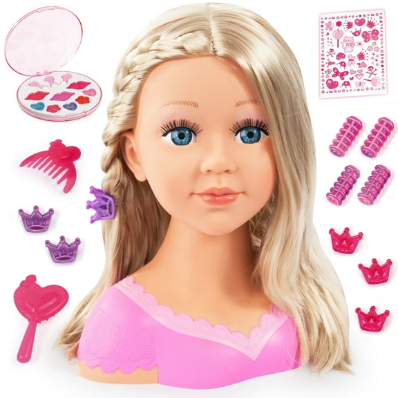 Bayer Design Charlene Super Model Blonde Styling Head, Doll, Pretend Play, Ages 3 