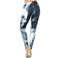 thumbnail image 2 of Creamy Soft Premium Women's Leggings Skeleton Resurrection Regular Size, High Rise, Stretchy & Comfortable Fit - by USA Fashion, 2 of 2