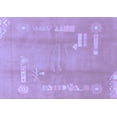 thumbnail image 1 of Ahgly Company Machine Washable Indoor Rectangle Abstract Blue Modern Area Rugs, 7' x 9', 1 of 4
