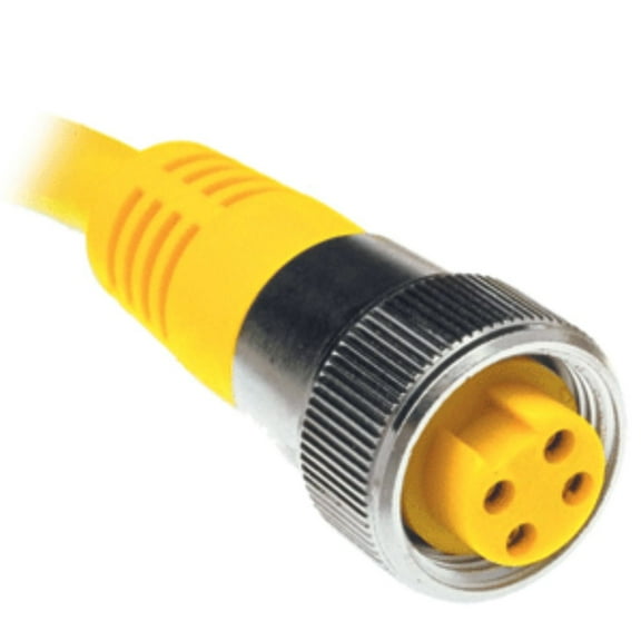 7" Butter Yellow Maretron Mini Power Cord Set