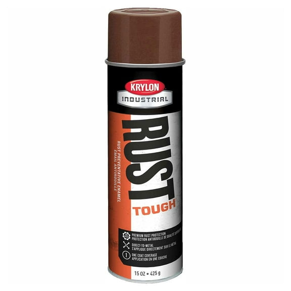 Krylon Rust Tough Acrylic Enamel Spray Paint - Chestnut Brown - 6 Pack, 12 oz