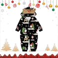 thumbnail image 2 of Generic Snowflakes Santa Christmas Xmas Jammies Family Christmas Pajamas Matching Sets New Year Sleepwears for Family Holiday Family Set Long Sleeves Pant(9 Months,d-Green), 2 of 5