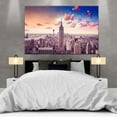 thumbnail image 3 of New York City Wall Art NYC Manhattan Skyline Picture Empire State Scene Wrapped Canvas Art For Bedroom Livingroom Decoration Print Ready to Hang, 3 of 6