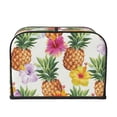 thumbnail image 2 of Daiia Hawaiian Pineappl Pattern 4 slice Toaster Cover, Toaster Appliance Dust-proof Cover For Kitchen Small Appliance Dust Cover and Fingerprint Protection, 2 of 7