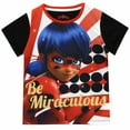 thumbnail image 2 of Miraculous Girls Time To Transform Short Sleeve Pajamas Sizes 4-12, 2 of 3