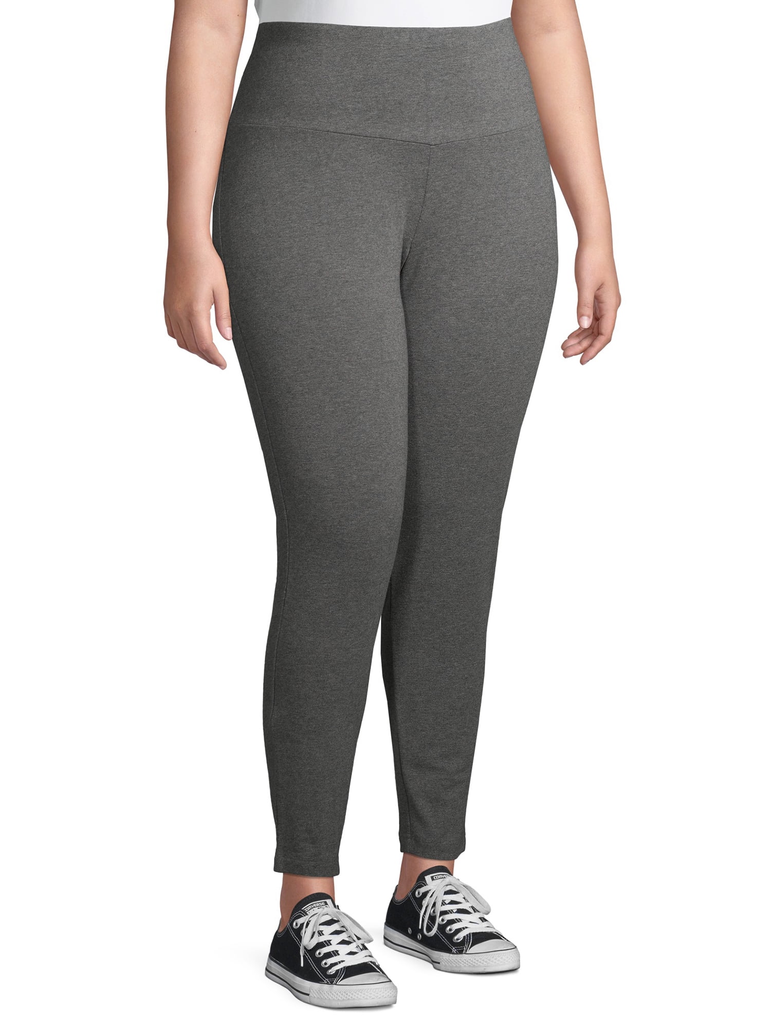 Terra & Sky Women's Plus Size High Waist Leggings 