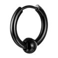 thumbnail image 4 of Pendientes con bisagras de cuentas circulares de acero inoxidable para hombres y mujeres, ofrecen durabilidad y una estética contemporánea 2 piezas, 4 of 5