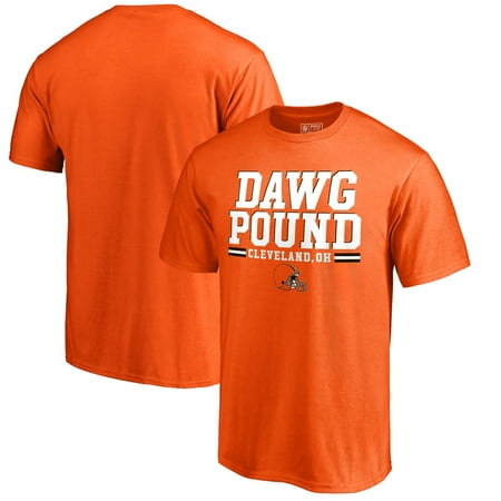 Cleveland Browns Dawg Pound Cleveland Browns NFL Pro Line by Fanatics Branded Big & Tall Dawg Pound Hometown Collection T-Shirt - Orange ()