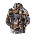 thumbnail image 2 of Warrior Cats Hoodie Long Sleeve for Men Casual Pullover Hooded Sweatshirt Fashion Drawstring Pullover Hoodie with Pocket Small, 2 of 5