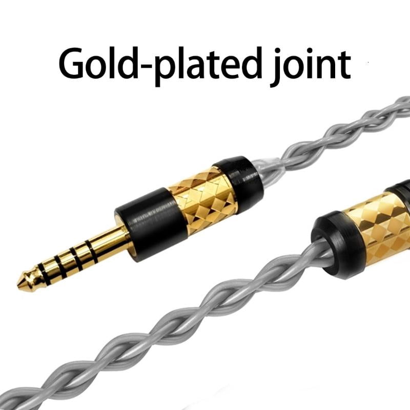 lanema 8Core TRS Earphone Cable 0.78mm 2 Pin Connectors for Enhanceds Sound Output