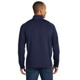 thumbnail image 3 of Sport-Tek Stretch 1/2Zip Pullover (ST850) True Navy, XS, 3 of 3