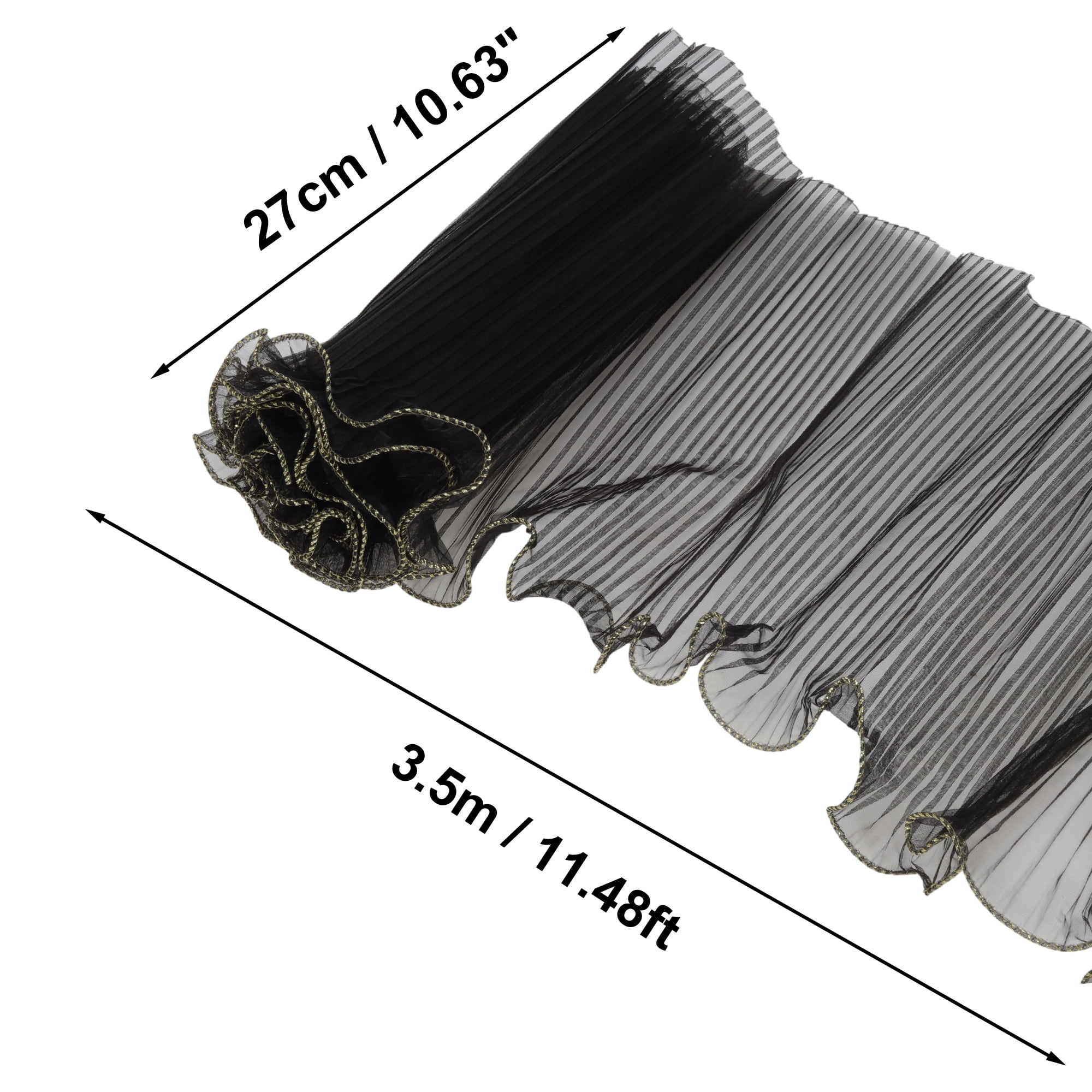 Unique Bargains Color Edge Flower Wrap Paper for All Occasions and Events Black