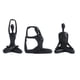 thumbnail image 4 of Colección de 3 estatuas de yoga para mujeres, recuerdo de resina nórdica, artesanía de yoga. Negro, 4 of 9