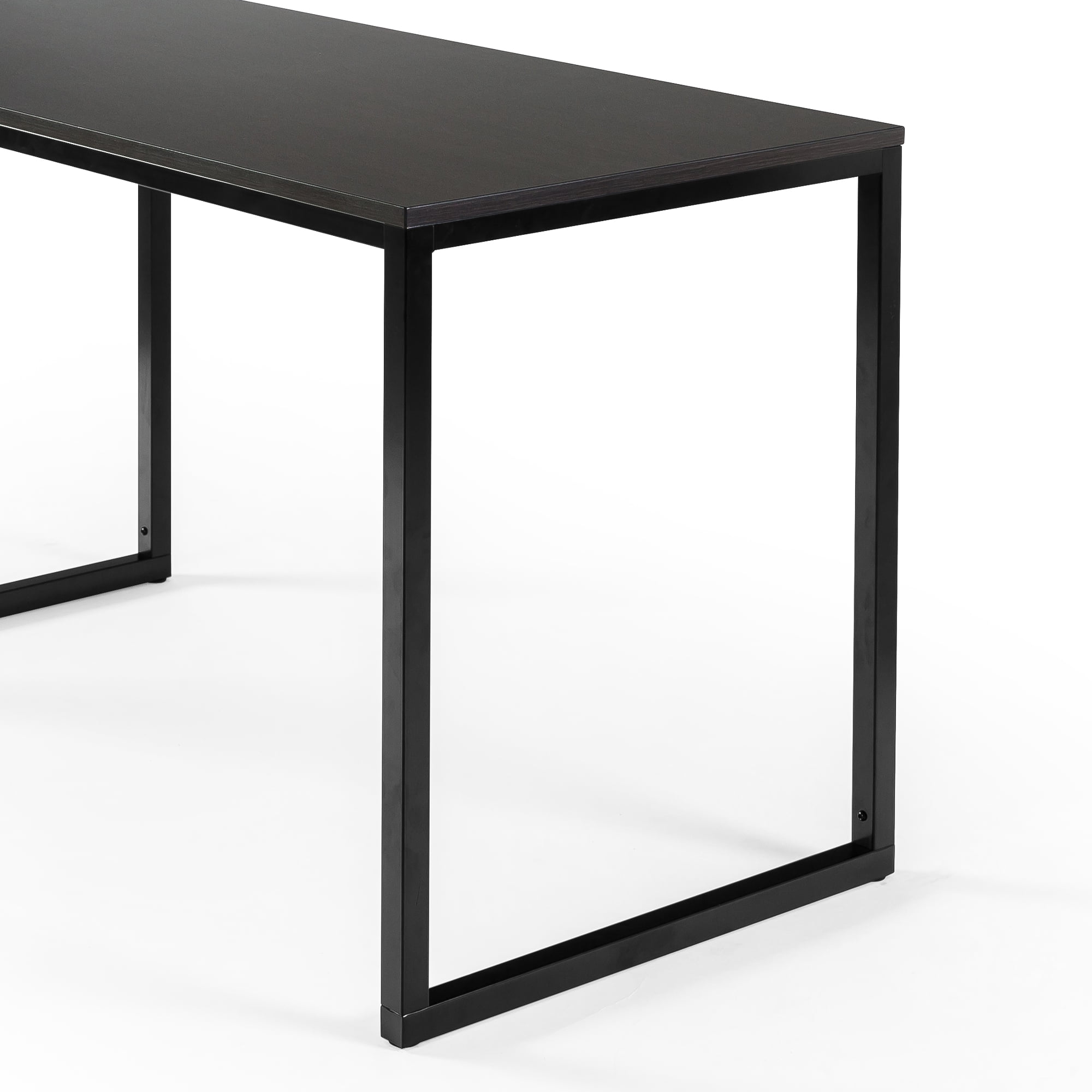 Zinus Jennifer 47" x 29" Black Frame Desk, Deep Espresso