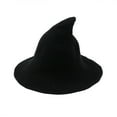 thumbnail image 1 of Xihbxyly Gorro de Bruja de Lana, Diseño Moderno de Punto, Calidez Invernal, Plegable y Empacable, Accesorio Funcional y Elegante, Perfecto para Halloween, Navidad y Cosplay, Capucha de 56-58 Cm., 1 of 2