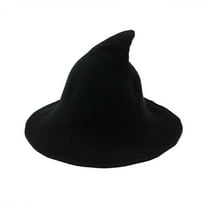 Gallickan Witch Hats for Woman Girls, Halloween Witches Hats, Womens Modern Witches Hats, Halloween Decorations for Outdoor Party Accessories, Black