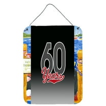 60 Years Wall or Door Hanging Prints