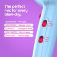 thumbnail image 5 of Conair Cake Pop Hair Dryer with Diffuser & Concentrator Attachments, Blue, 1 Count, 5 of 10